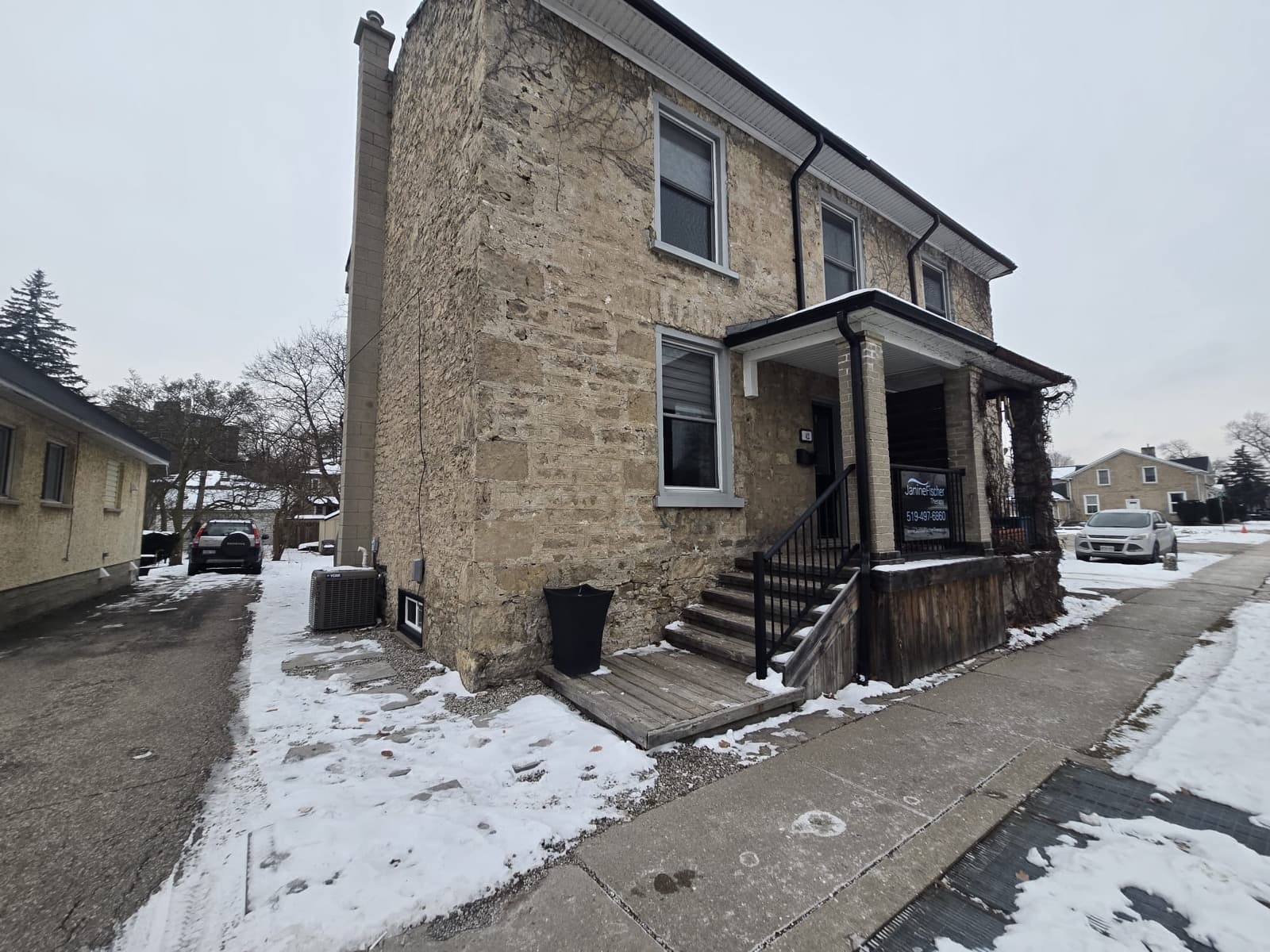 The Cambridge office — a heritage stone building