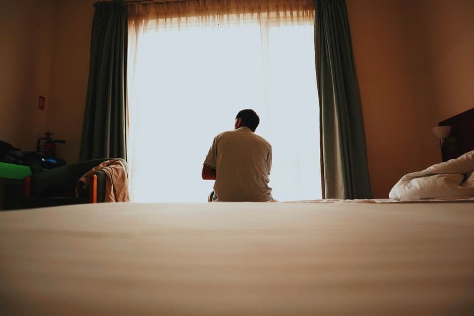 A quiet moment by the window